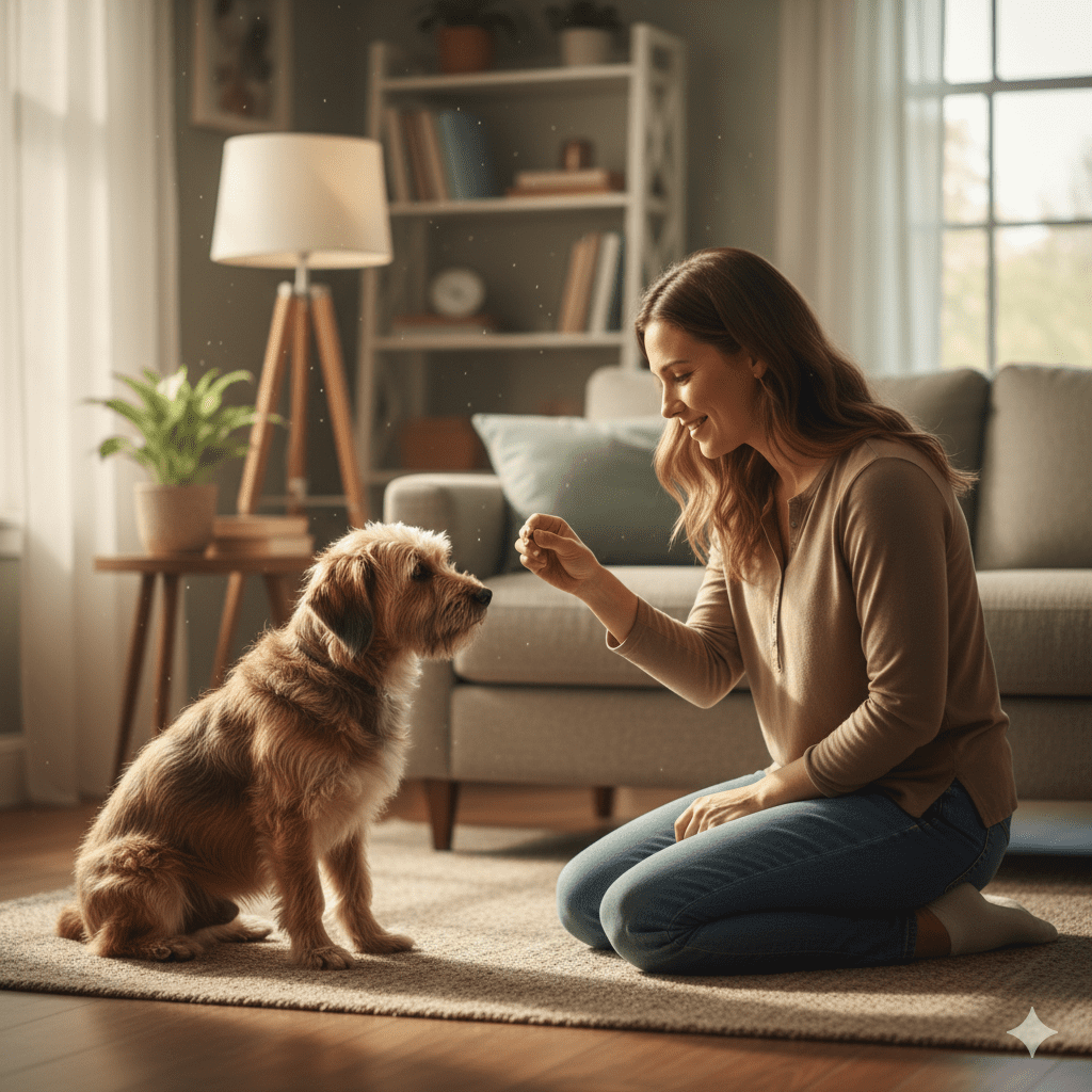 How to train a rescue dog using trust-building tips